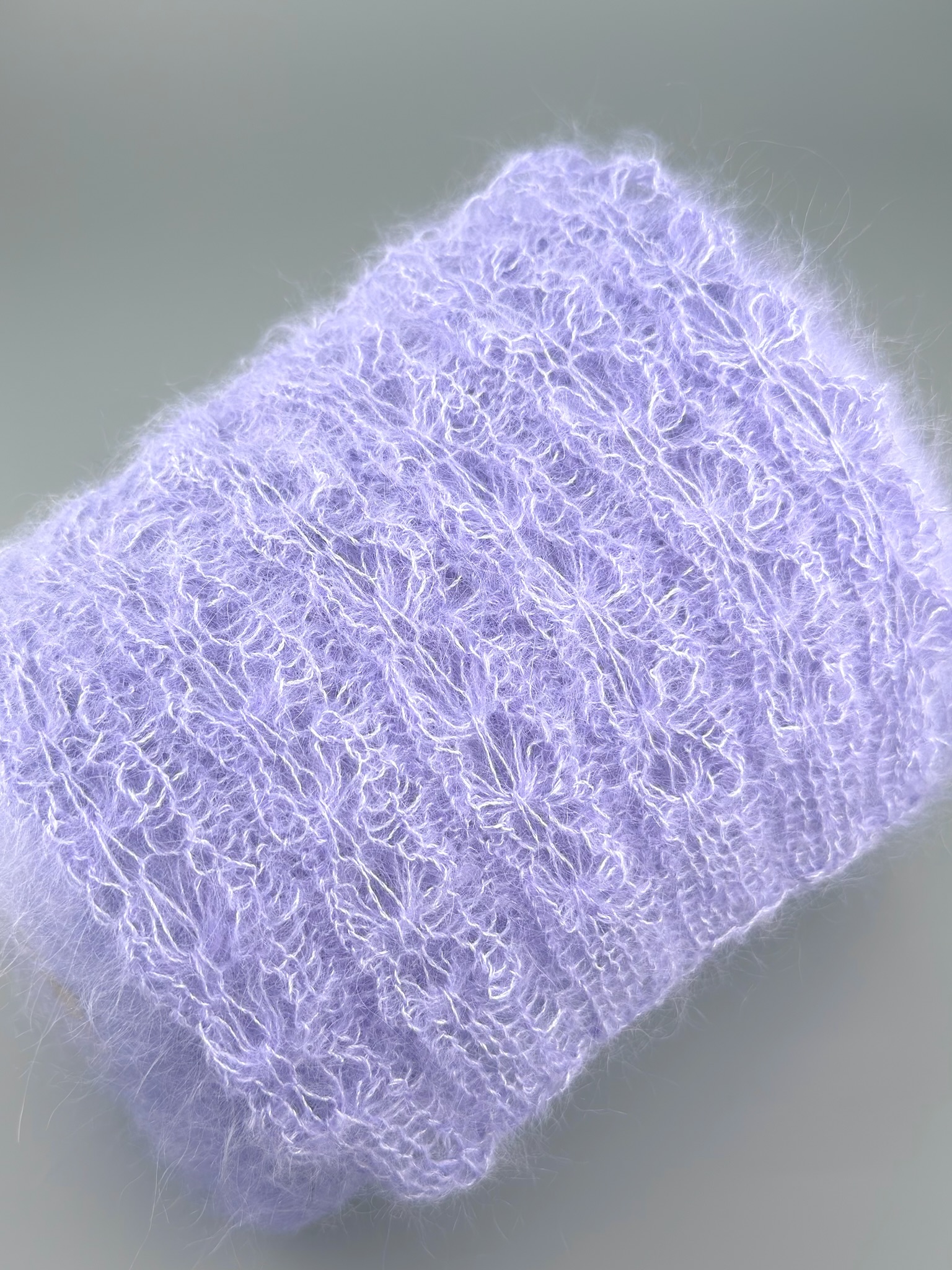 Royal Kid Silk Nm 9000 – Filato Super Kid Mohair e seta col. Lavanda perlato | Zimpfer Wolle Selezione foto 3